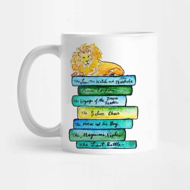 Narnian Book Pile by BiblioartsbyEmma